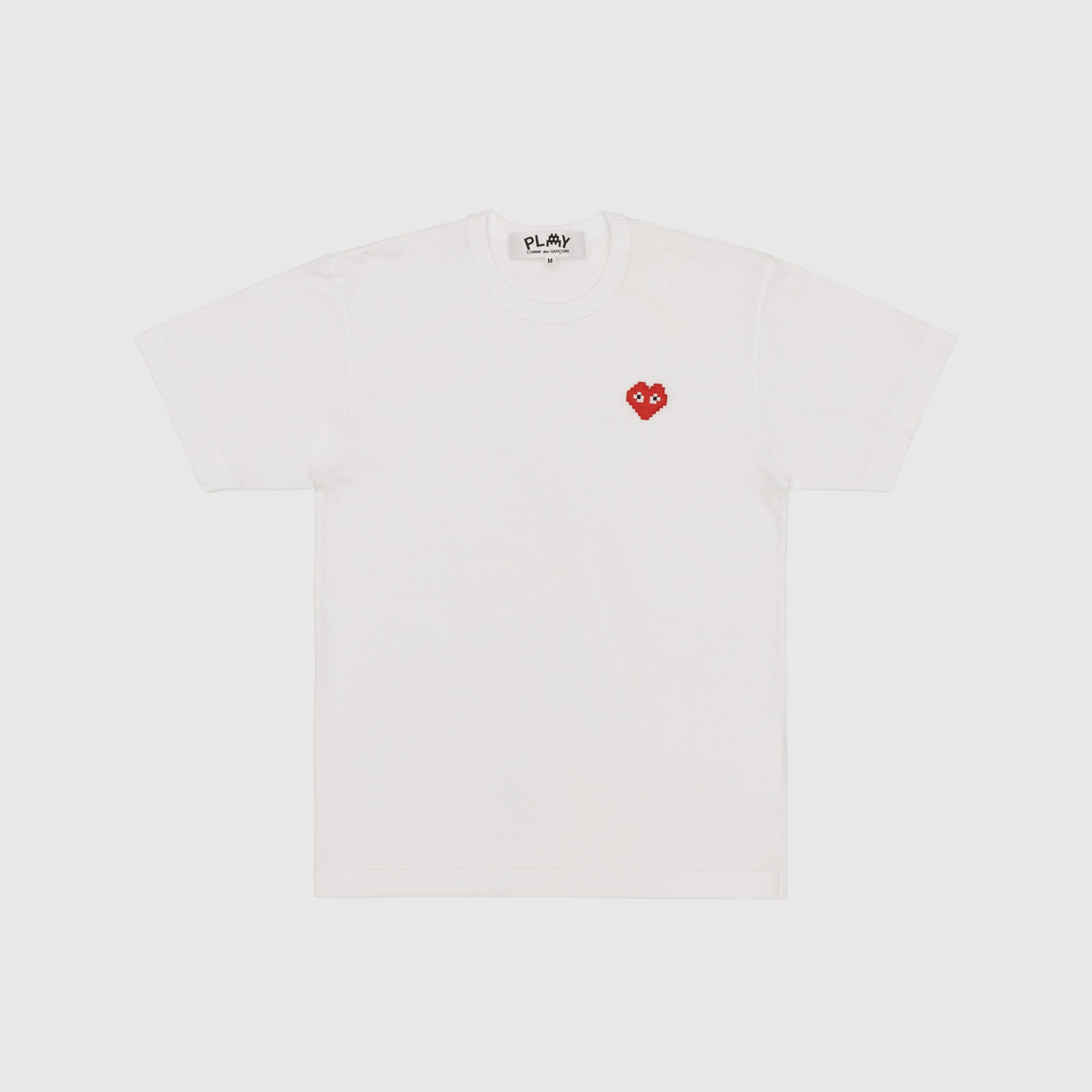 PIXELATED RED HEART S/S T-SHIRT X INVADER