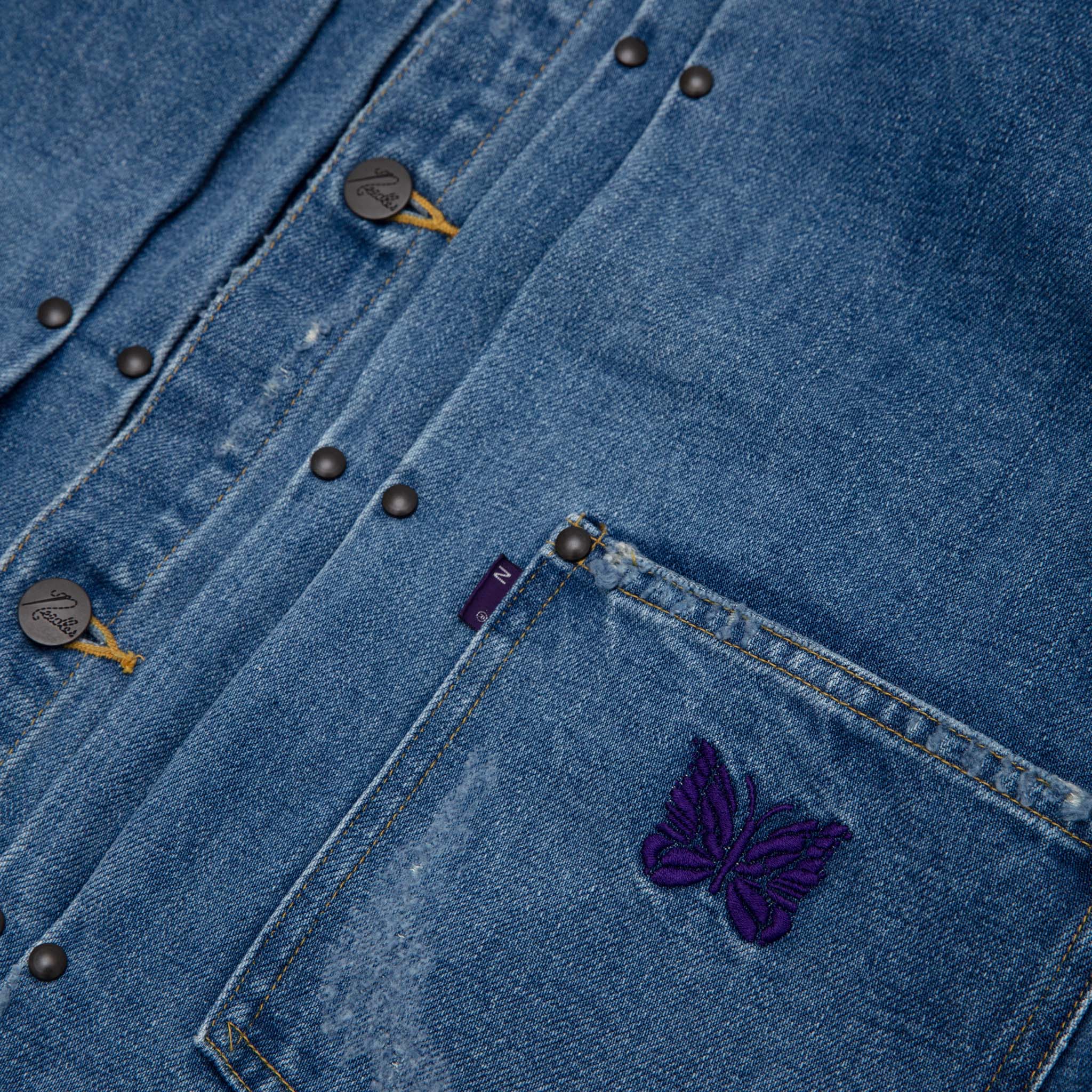 PAPILLON PATCHES JEAN JACKET – PACKER SHOES