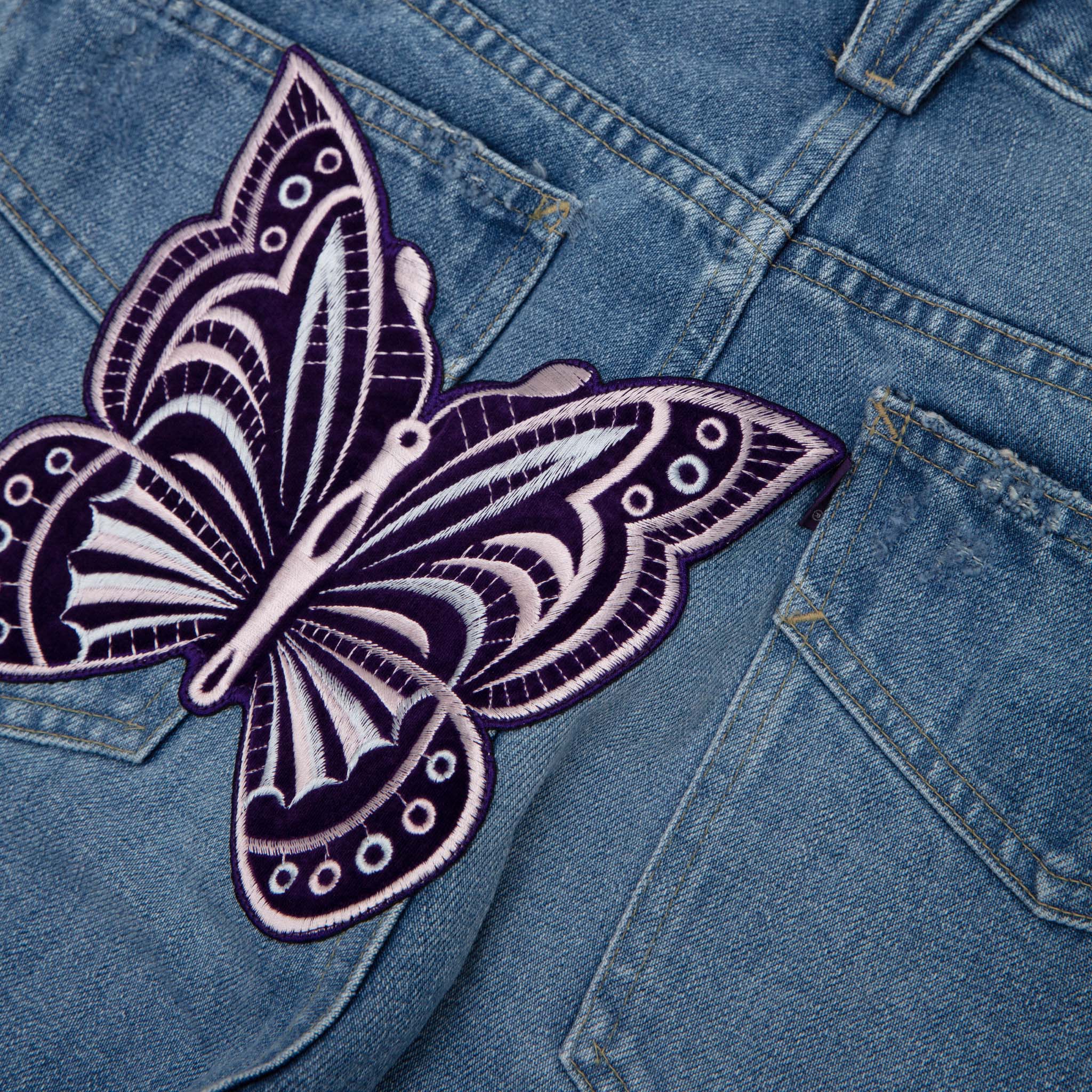 PAPILLON PATCHES STRAIGHT JEAN