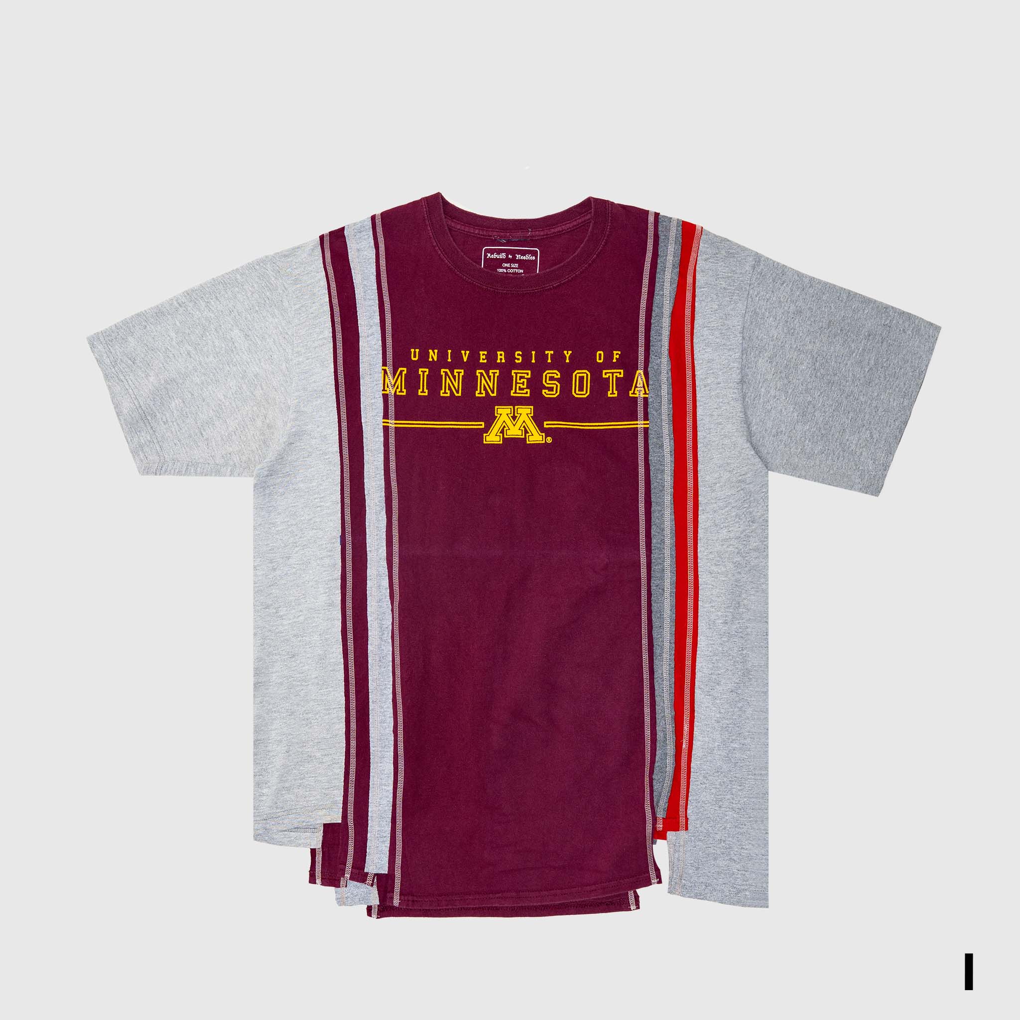 REBUILD BY NEEDLES 7 CUTS WIDE COLLEGE T-SHIRT – PACKER SHOES