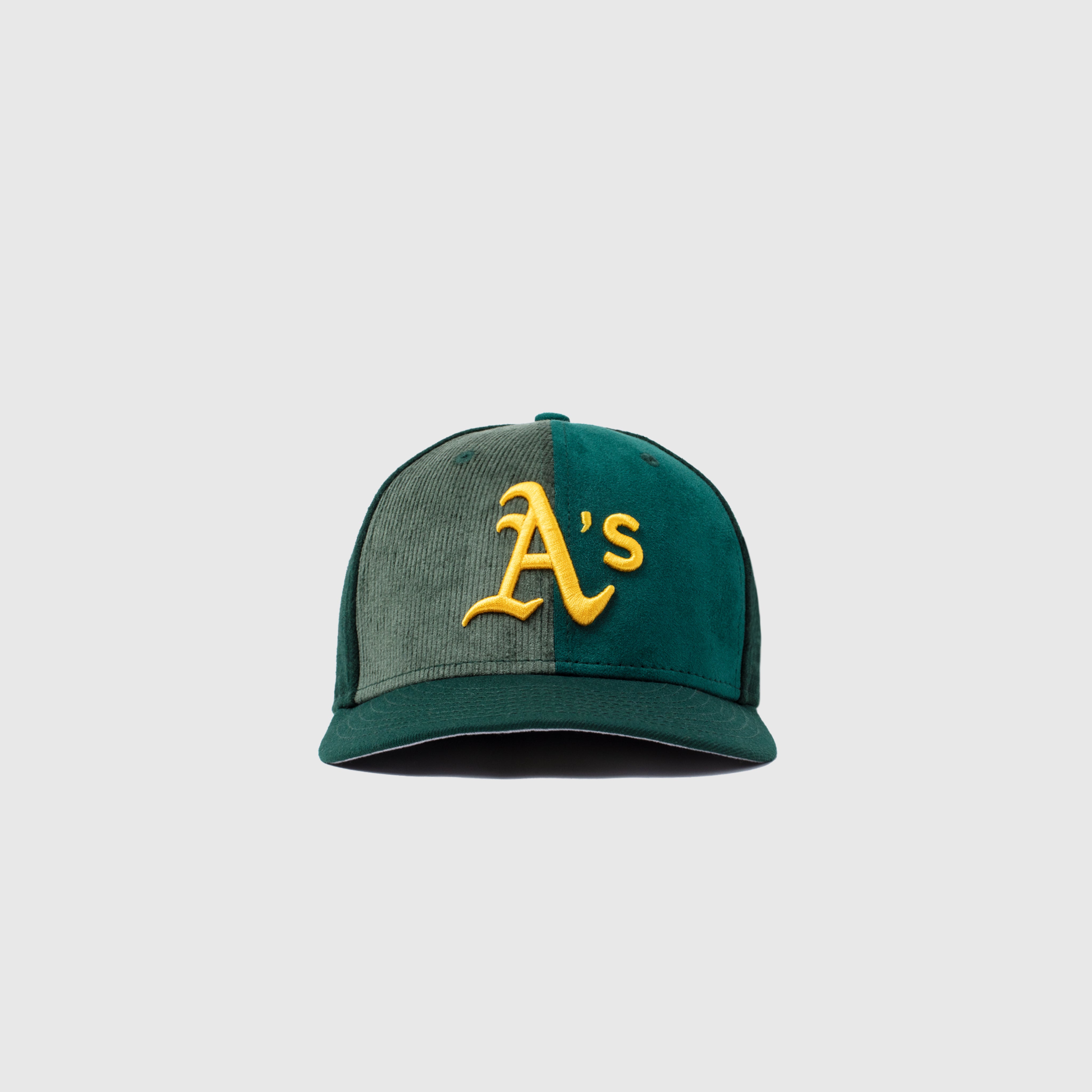 KTZ - Men's Packer x Oakland Athletics 59FIFTY Fitted Patchwork Hat - Green - Synthetic