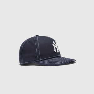 New York Yankees WHITE PURSE STITCH Fitted Hat by New Era