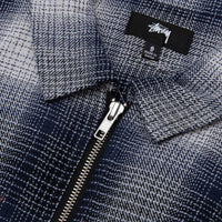 JACK SHADOW PLAID ZIP SHIRT