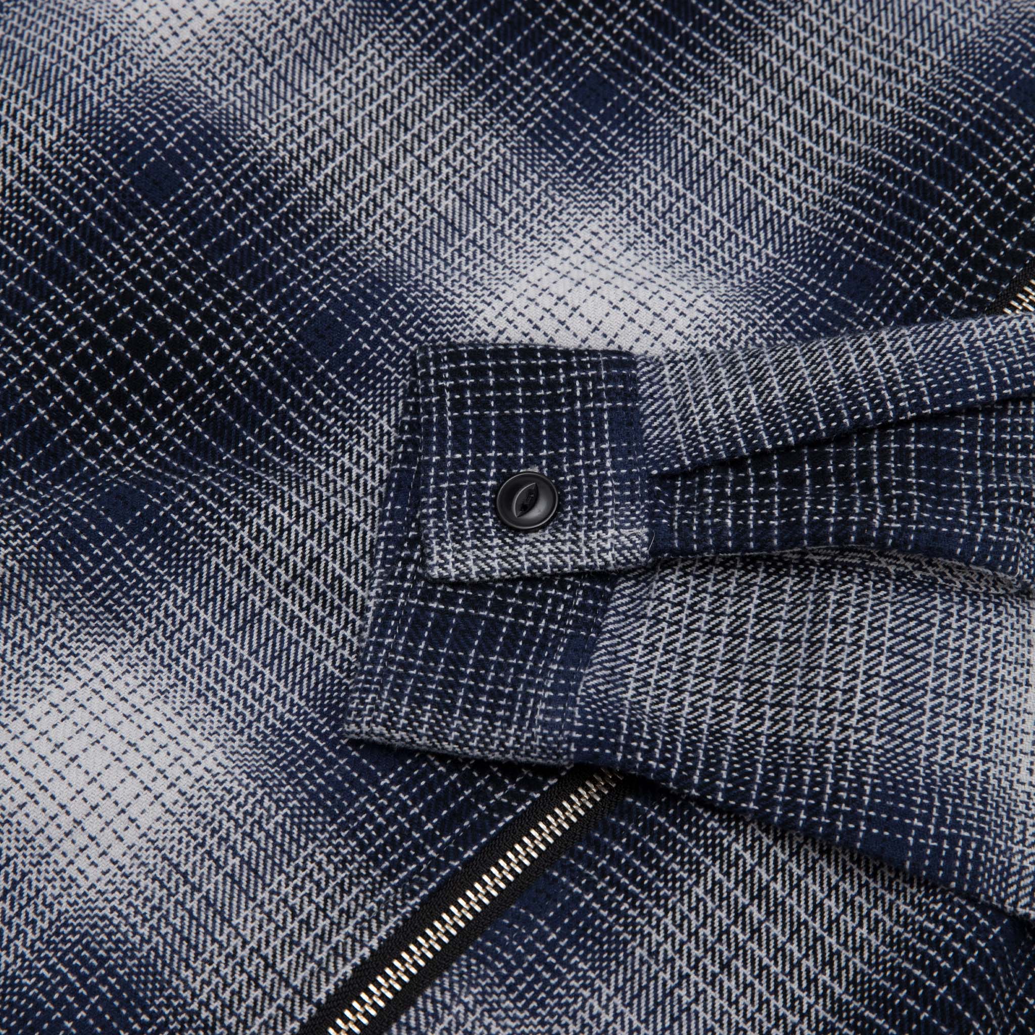 JACK SHADOW PLAID ZIP SHIRT