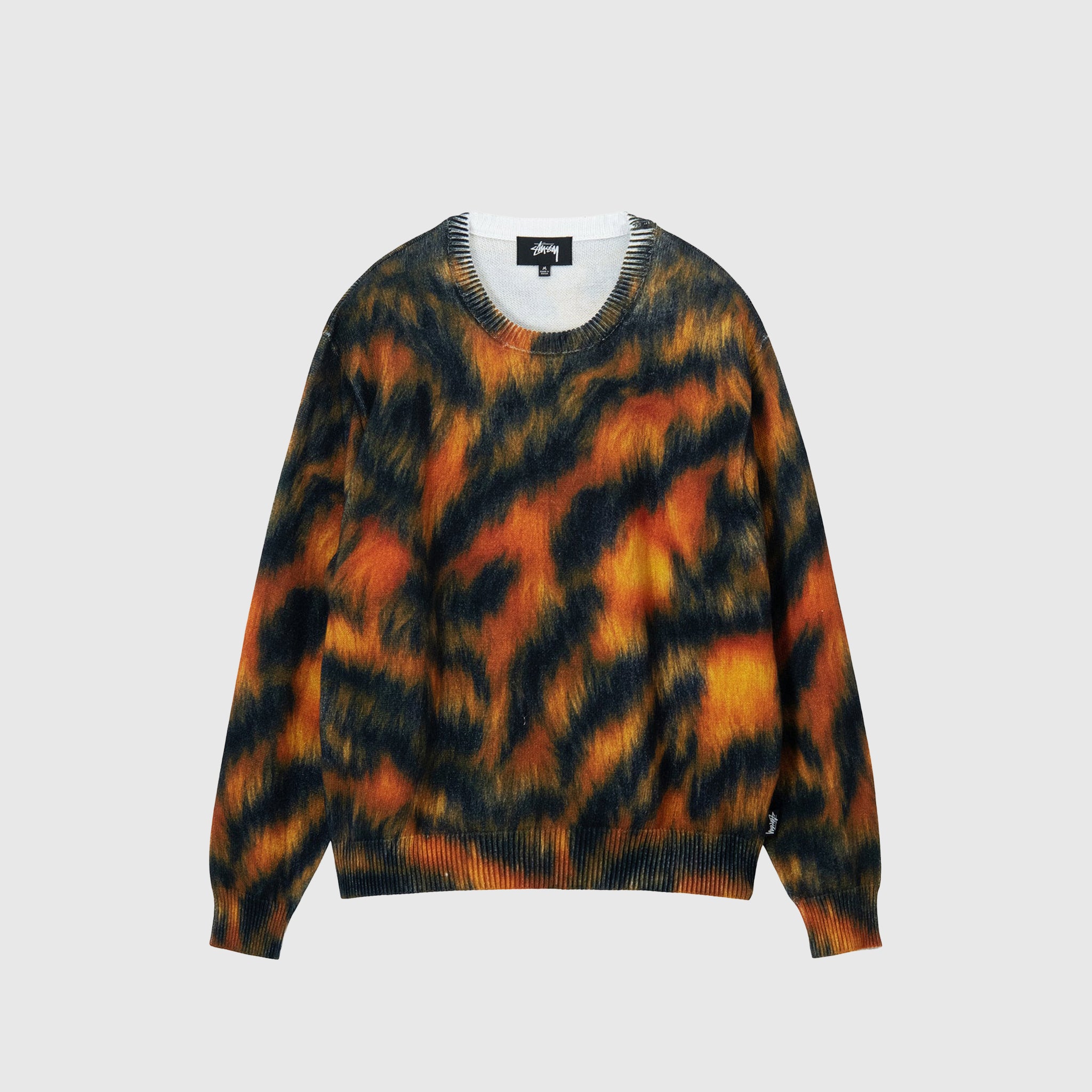 stussy printed fur sweaterニット