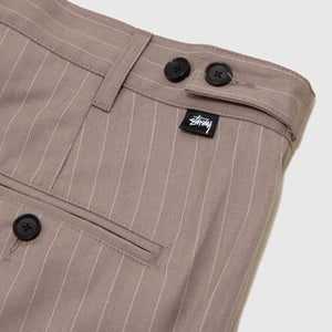 STRIPED VOLUME PLEATED TROUSER