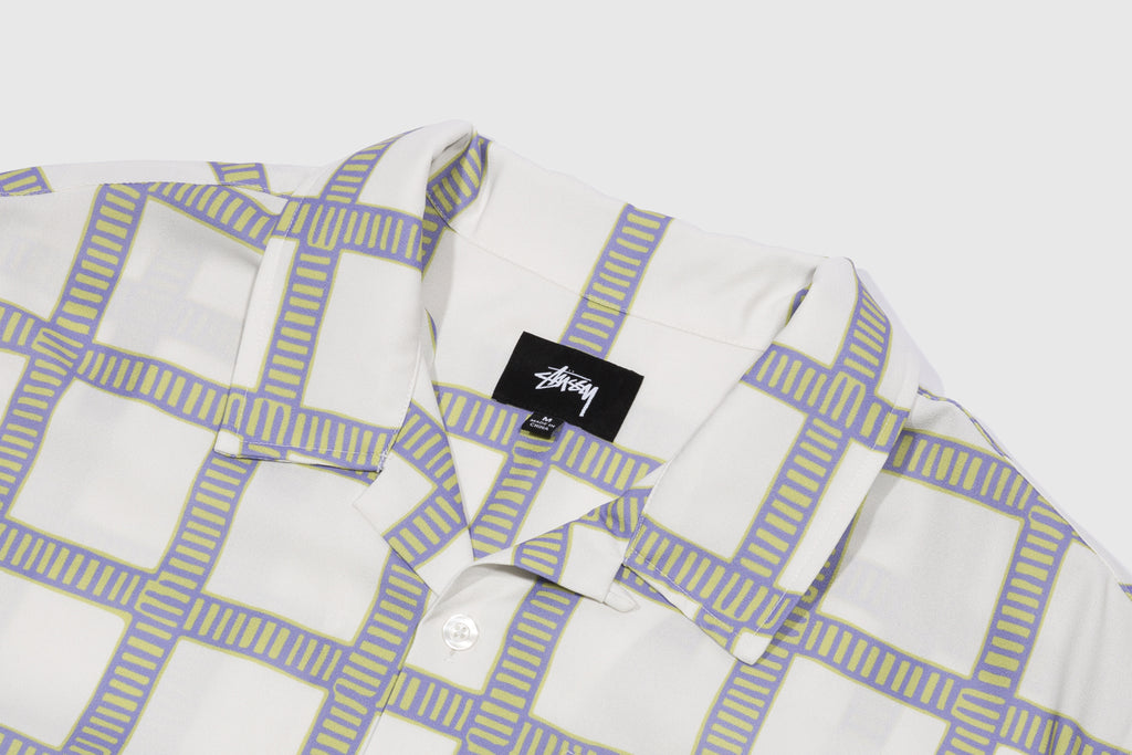 STUSSY HAND DRAWN PLAID SHIRT