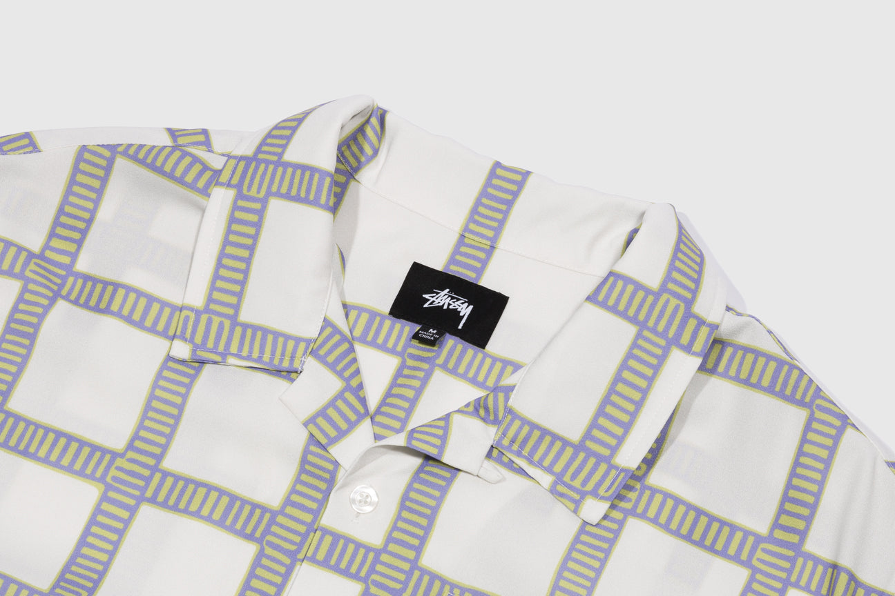 STUSSY HAND DRAWN PLAID SHIRT