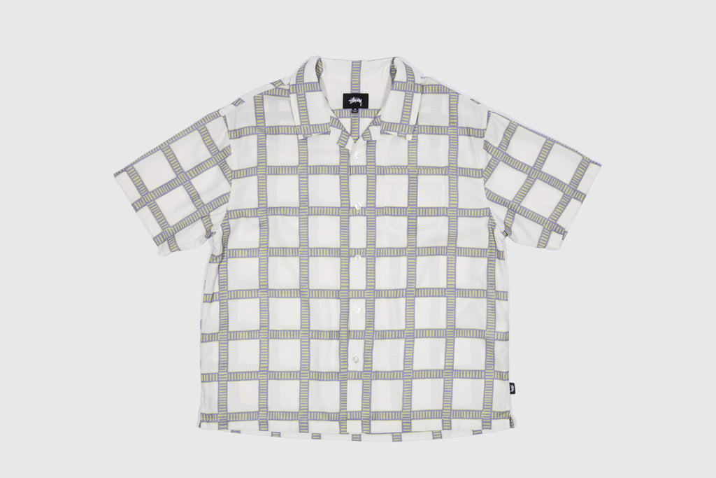 STUSSY HAND DRAWN PLAID SHIRT