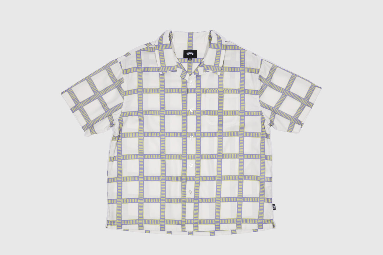 STUSSY HAND DRAWN PLAID SHIRT