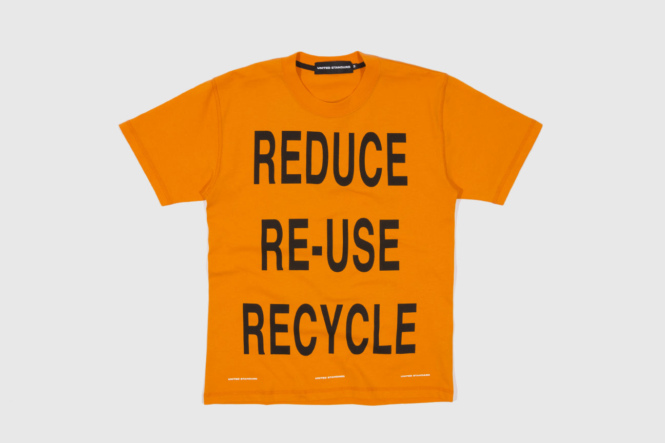 UNITED STANDARD X VIRGIL ABLOH RECYCLE S/S T-SHIRT – PACKER SHOES
